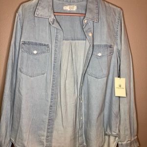 Lightweight jean jacket- NEW WITH TAGS